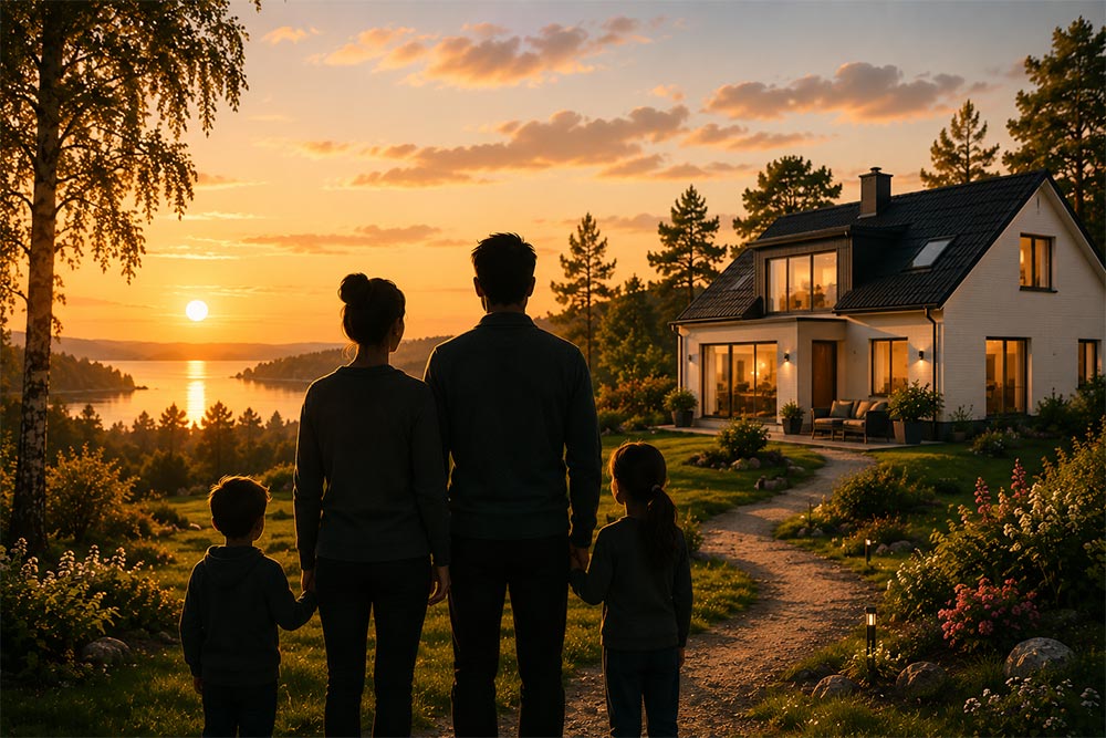 Familjehem i Täby